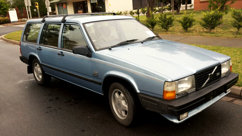 The car looked great outside the motel.